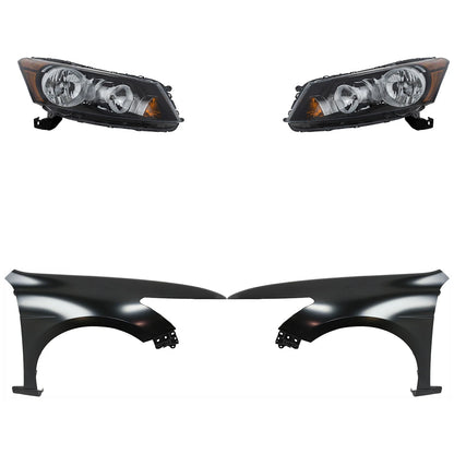 Headlight Set for Honda Accord (2008–2012) - Driver & Passenger Side