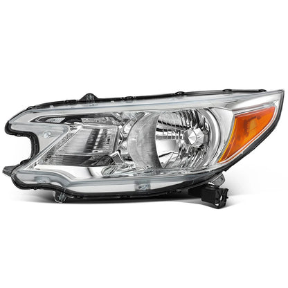 Pair of Front Halogen Headlights for Honda CR-V 2012 to 2014