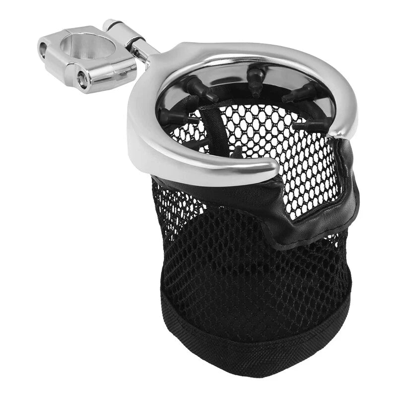 1.25" Handlebar Cup Holder for Engine Crash Bar on Harley