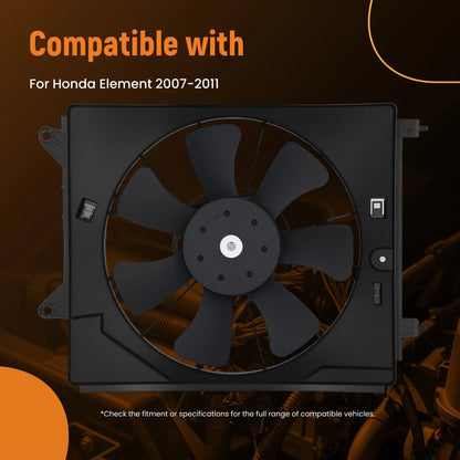 Radiator Cooling Fan Assembly 7 Blades (2007-2011) for Honda Element