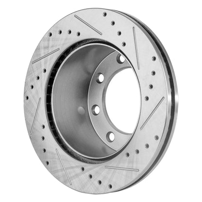 Brake Disc Set for Ford F-250 Super Duty 2008-2012, Slotted & Cross-drilled