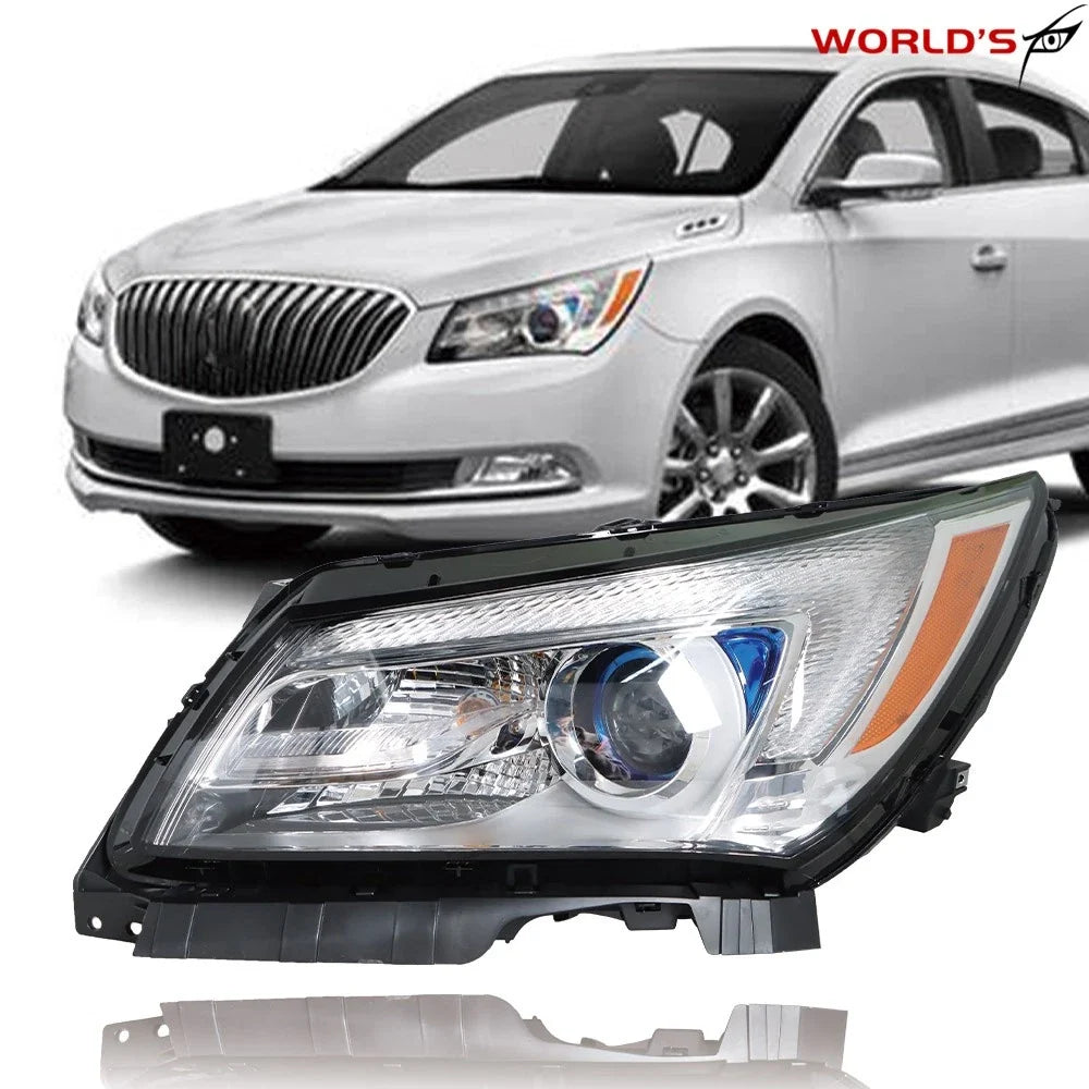 Headlight Assembly for Buick LaCrosse (2014–2016) Halogen with LED DRL Left