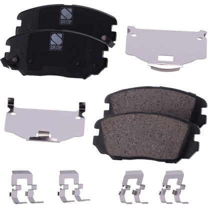 Brake Disc Rotors with Pads Kit for 2006-2008 Hyundai Sonata