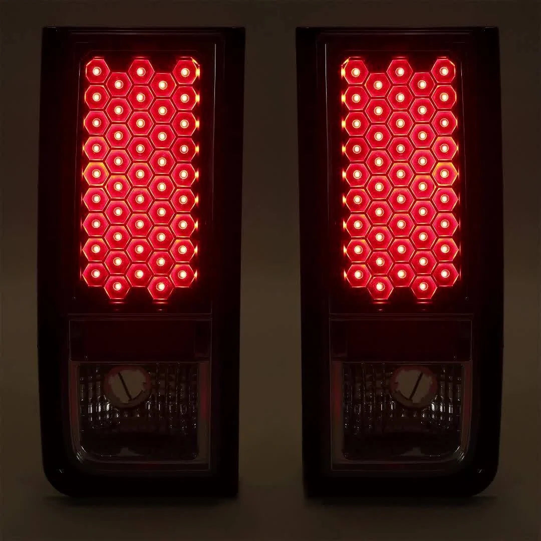 2X Full LED Tail Lights for Hummer H2 (2003–2009)