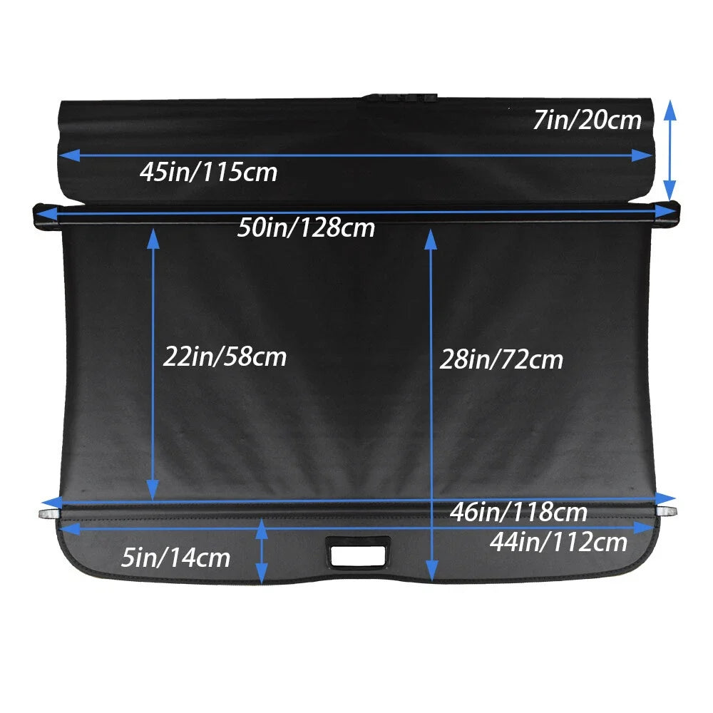 Trunk Cargo Cover for Subaru Forester 2014–2018 - Security Shield