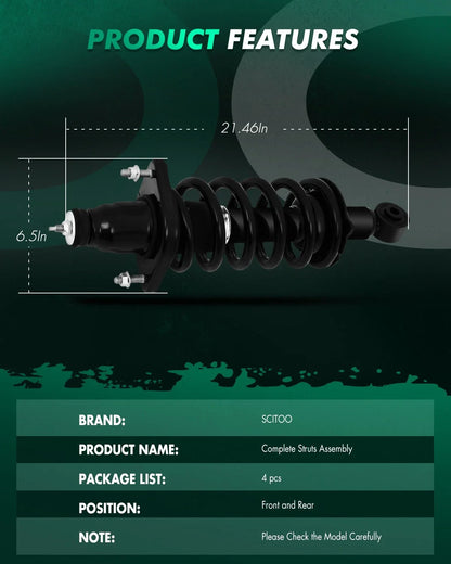 Complete Strut Assembly Set for CR-V (2007-2011) Honda
