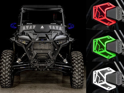 B2C LED Lighted Convex Side Mirrors (No Clamp Mount)
