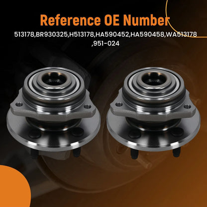Front Wheel Hub Bearing Assembly 951-024 for Jeep Liberty 2002-2005
