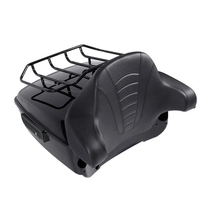 Trunk Backrest Pad Mount Rack for Harley Touring Electra Glide (2014–2026)