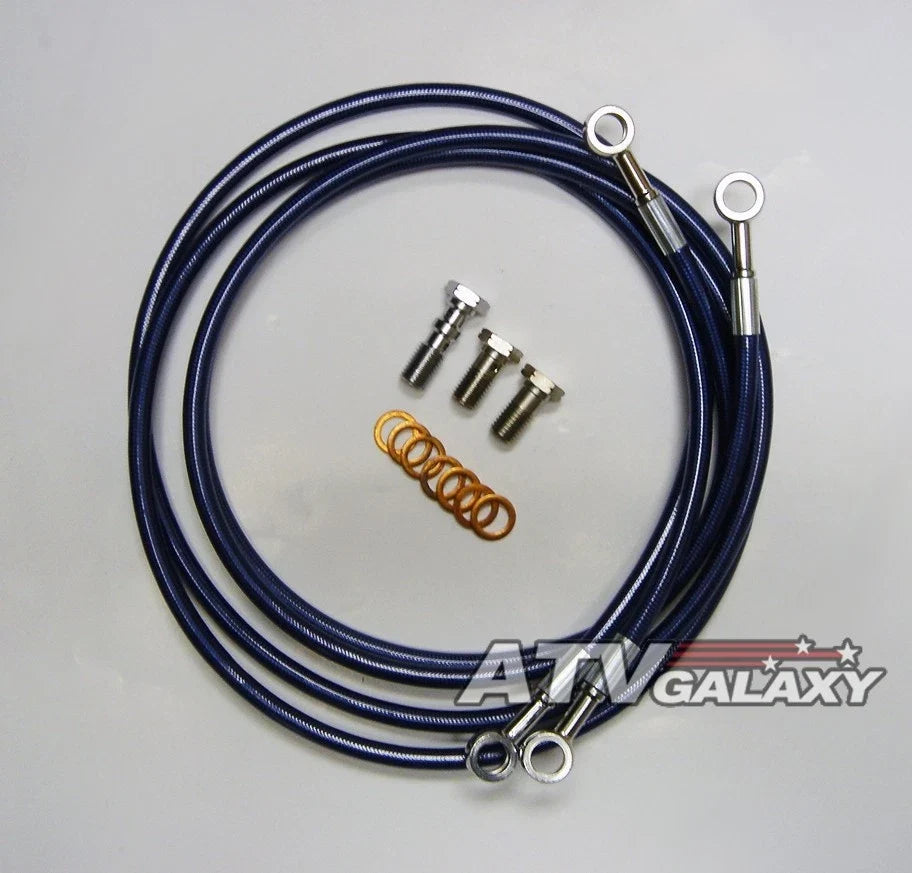 2X Streamline Front Brake Line Kit for Kawasaki KFX400 (2003–2004)