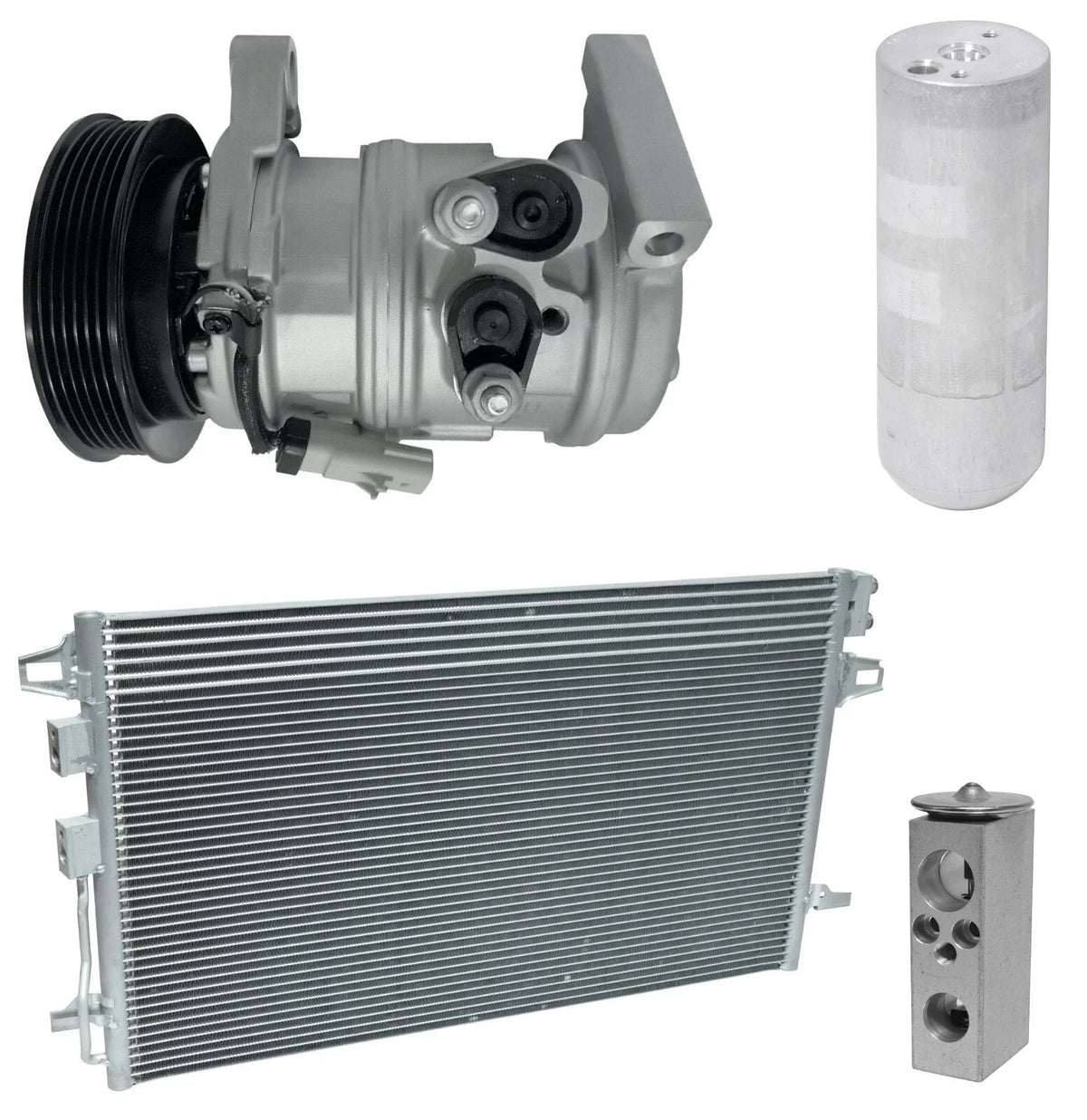 AC Compressor Kit with Condenser for Dodge Grand Caravan (2007–2007)
