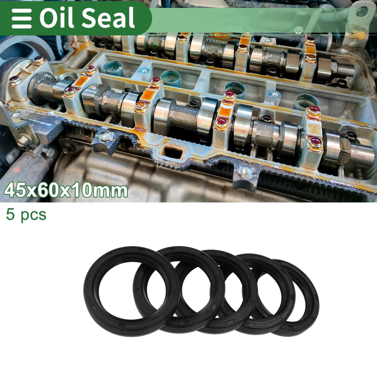 Oil Seal for Rotary Shaft (45x60x10mm)