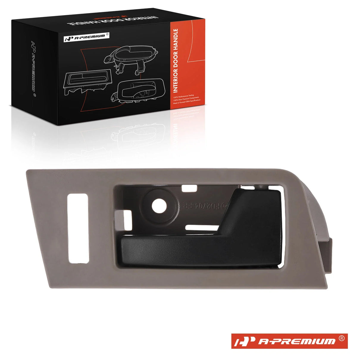 Front Right Interior Door Handle for Ford Focus (2008–2011) Gray Black