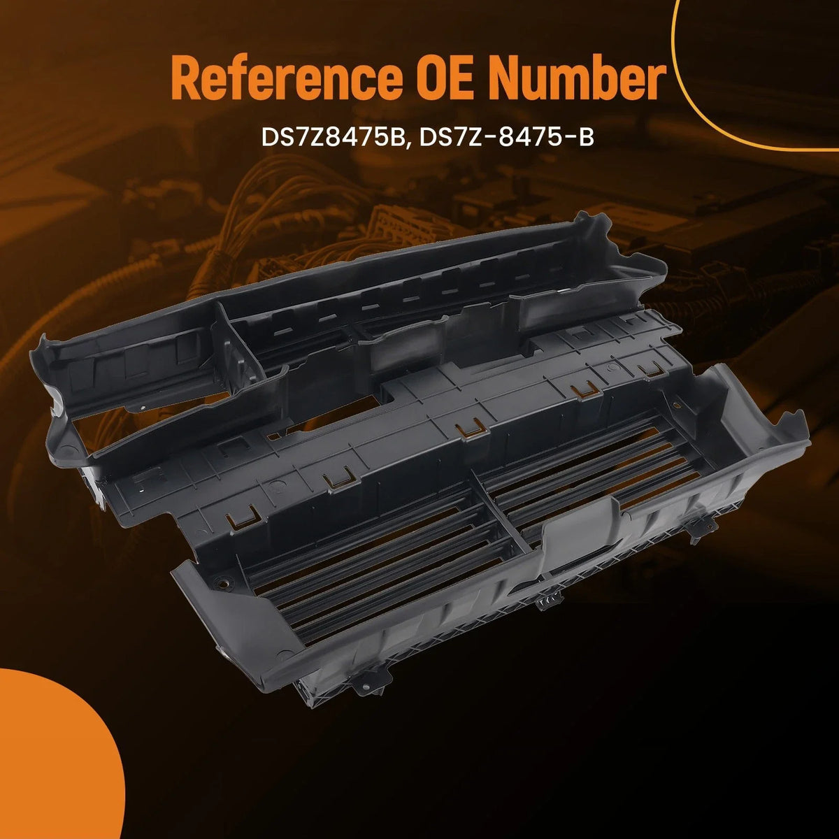 Radiator Shutter Assembly for Ford Fusion 2.0L (2013–2016) DS7Z8475B