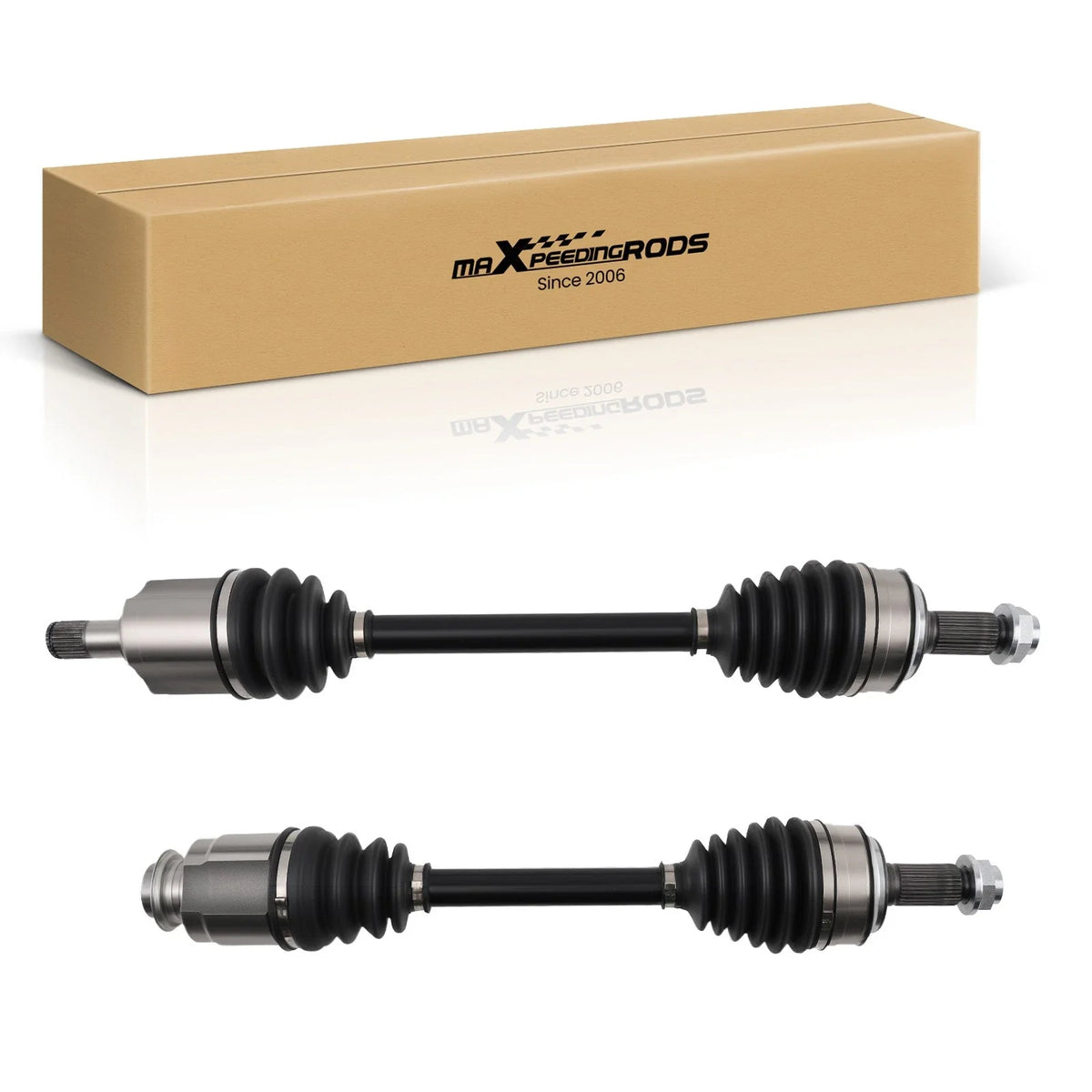 Set of 2 CV Axle Shafts for Honda Accord (2008–2012) FWD 2.4L L4