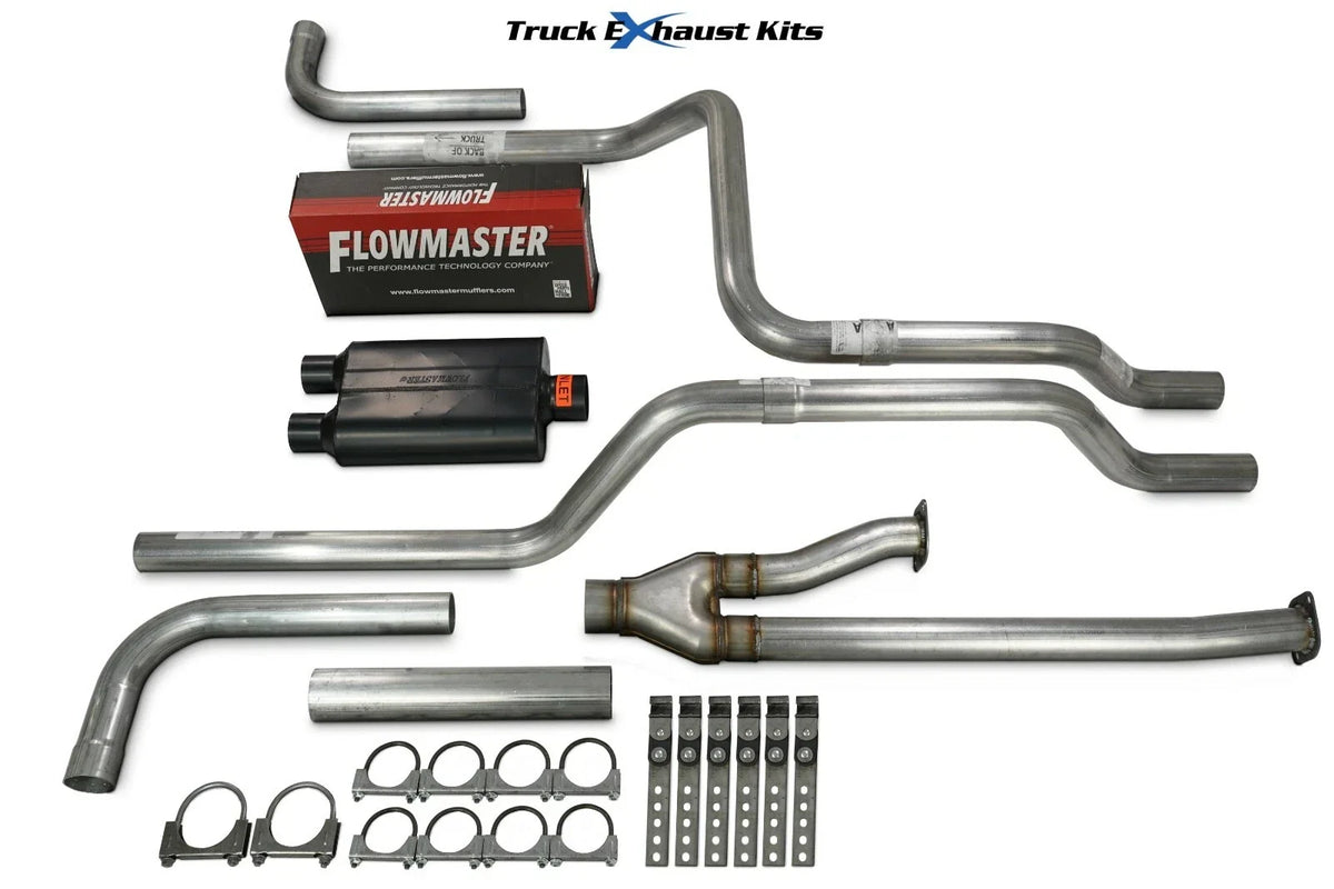 Dual Exhaust Kit 2.5" Super 44 Side Exit for 2009–2013 Tundra