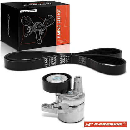 2X Serpentine Belt Drive Component Kit for Nissan Altima (2013–2018)