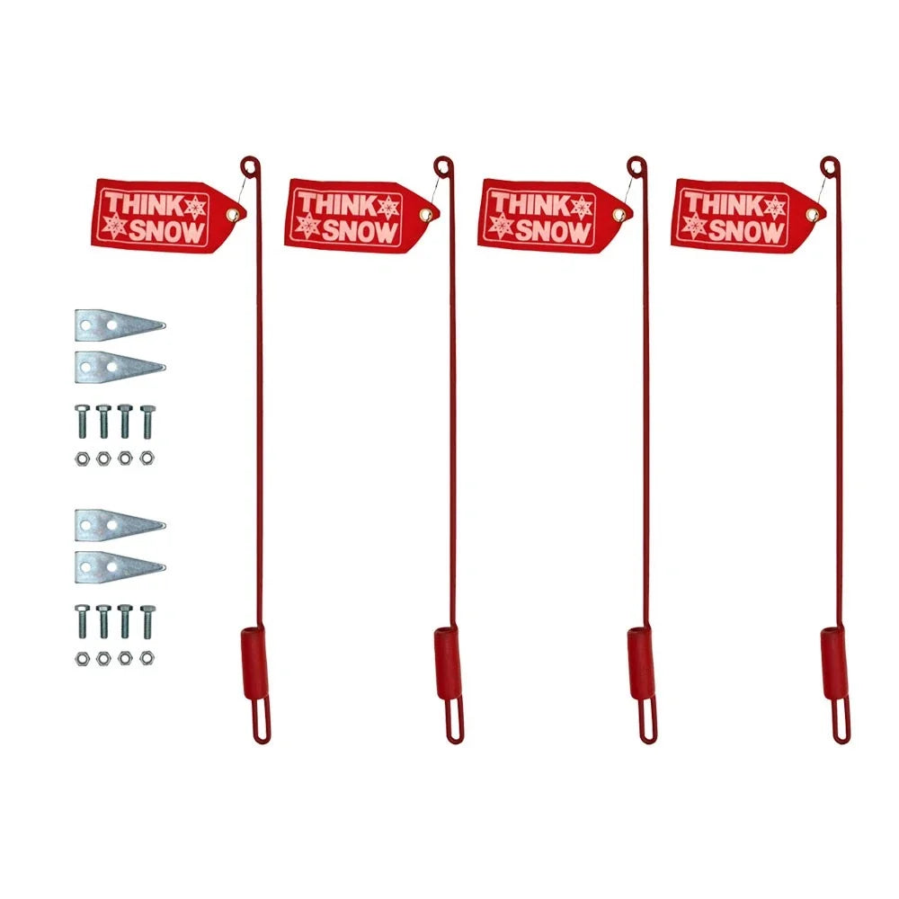 2X 27" Blade Marker Stick w/ Flag for Universal Products Replaces 1308210
