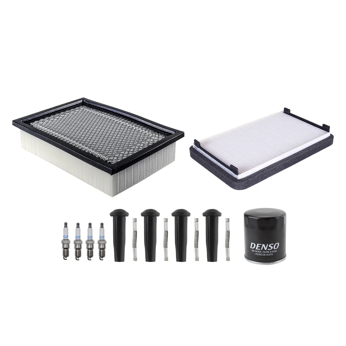 Denso Tune Up Kit 4 Spark Plugs & Boots for Escape Mariner Tribute (2001–2012)