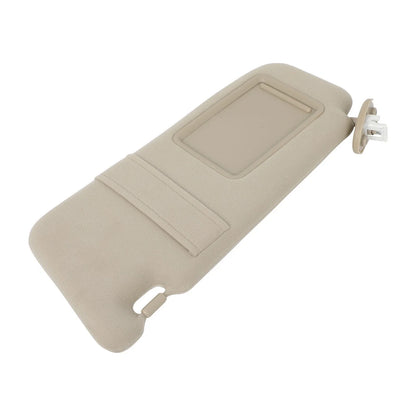 Left Driver Side Sun Visor for Toyota Venza (2009–2016) - Ivory Beige Tan
