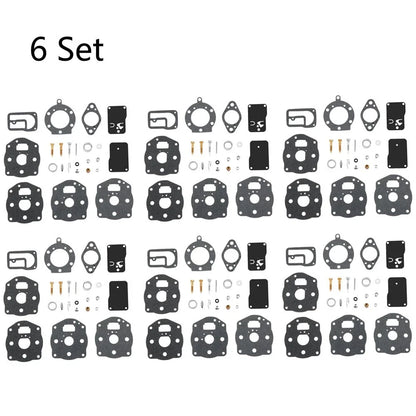 6X Carburetor Overhaul Kit for B&S 394502 694056 491539 402447 402451