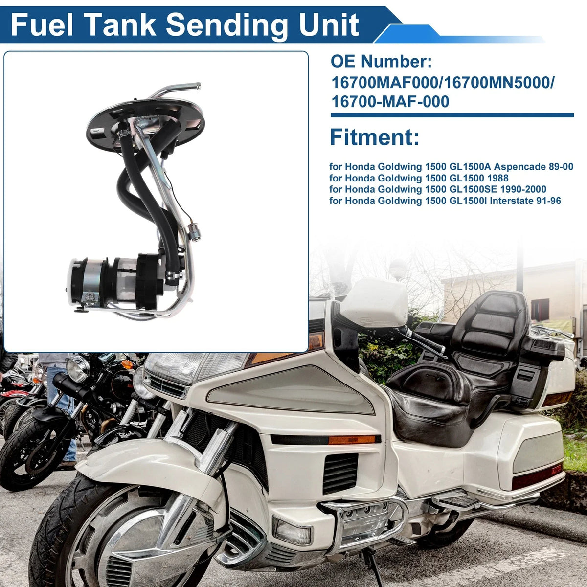 Fuel Level Sending Unit Module for Honda Goldwing 1500 GL1500A (No. 16700MAF000)