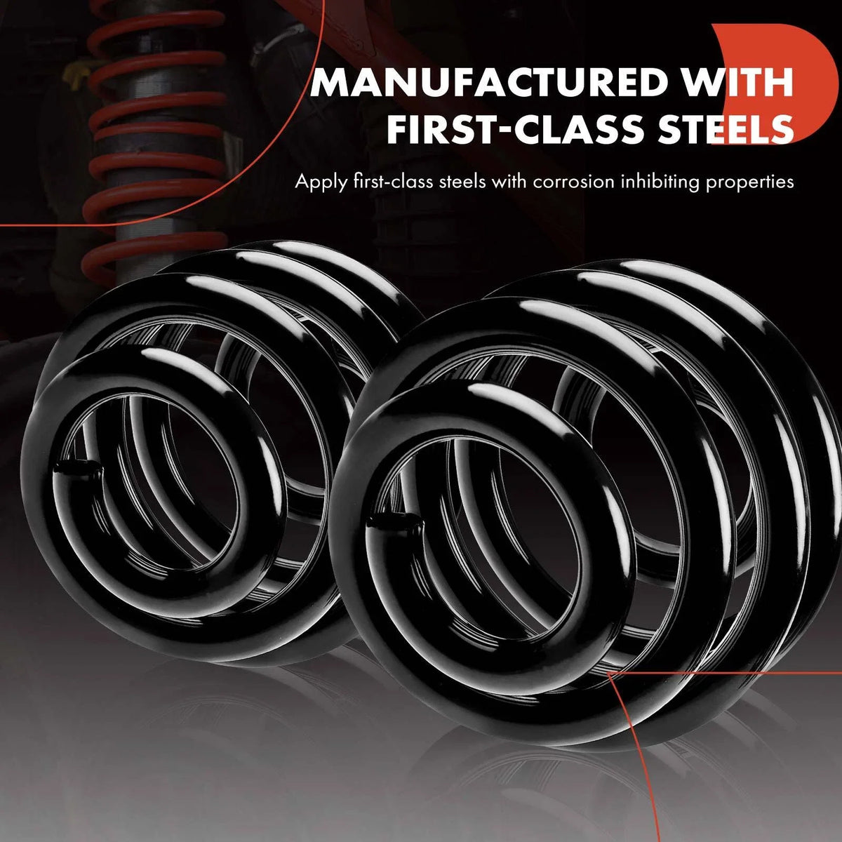 Front Coil Spring Pair for Nissan Quest 2011-2016