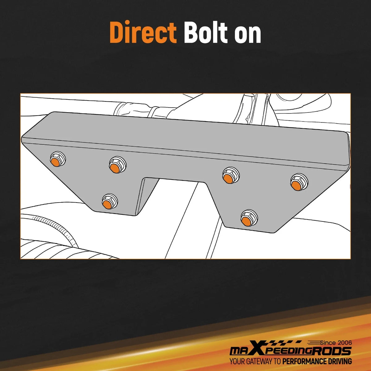 1973-1987 Rear C-Notch Kit for GMC Chevrolet C10 C15 C1500 2WD