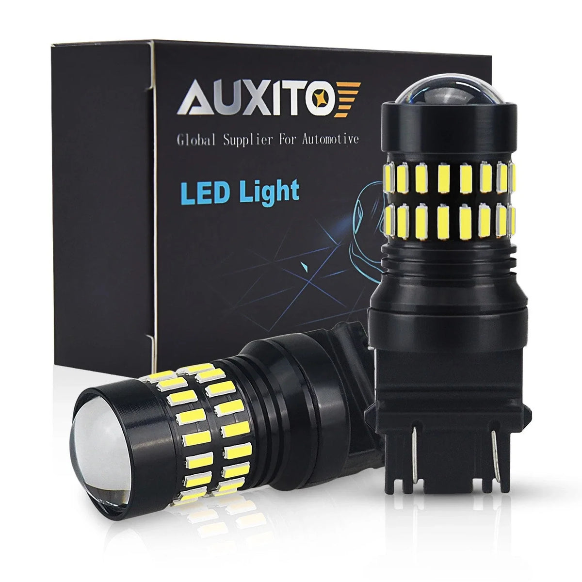 Backup Reverse LED Lights - 2X 48-SMD 3157 3057 4057 White