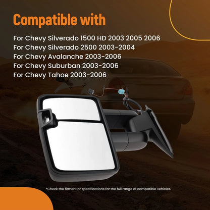Side Mirror Heated for 2003-2006 Chevy Suburban/Avalanche GM1321411