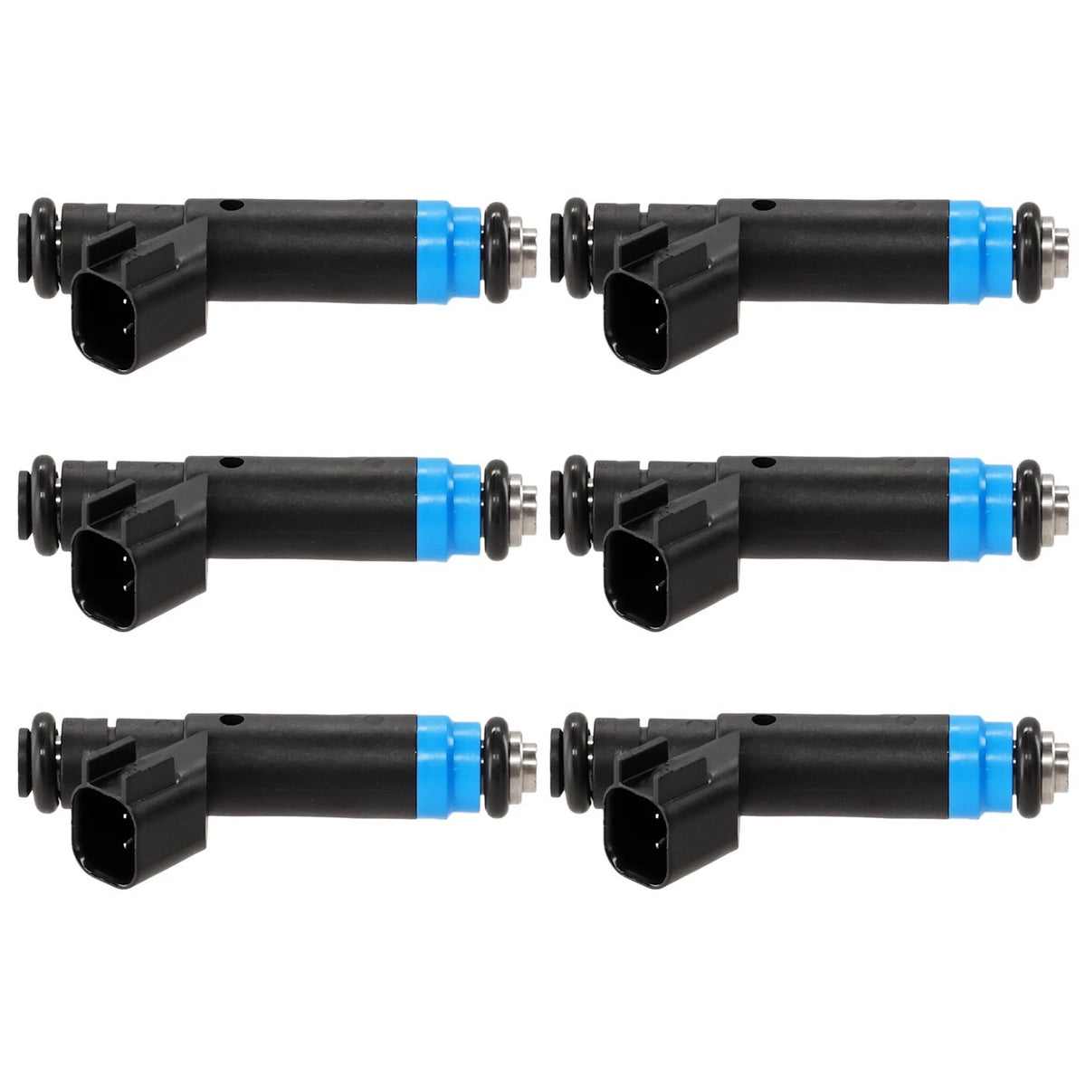 Set of 6 Fuel Injectors for Ram Van Dodge 1500 2000 2500 3500 (2000–2003)