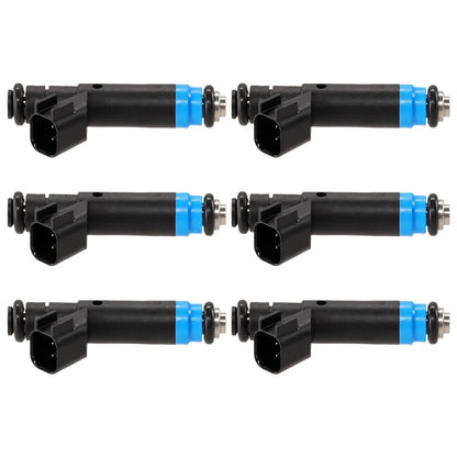 Set of 6 Fuel Injectors for Ram Van Dodge 1500 2000 2500 3500 (2000–2003)