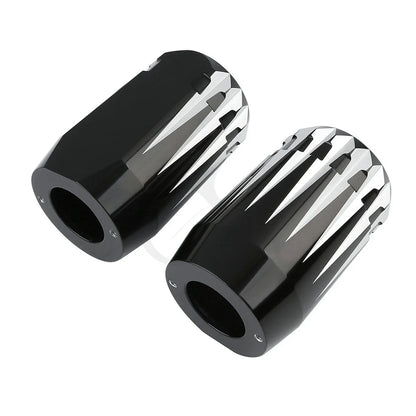 Aluminum Upper Fork Slider Covers for Road King & Electra Glide 1984-2013
