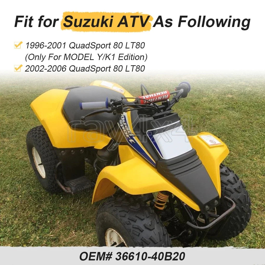 Wiring Harness for Suzuki QuadSport 80 LT80 (1996–2006) 36610-40B20, 36610-40B10