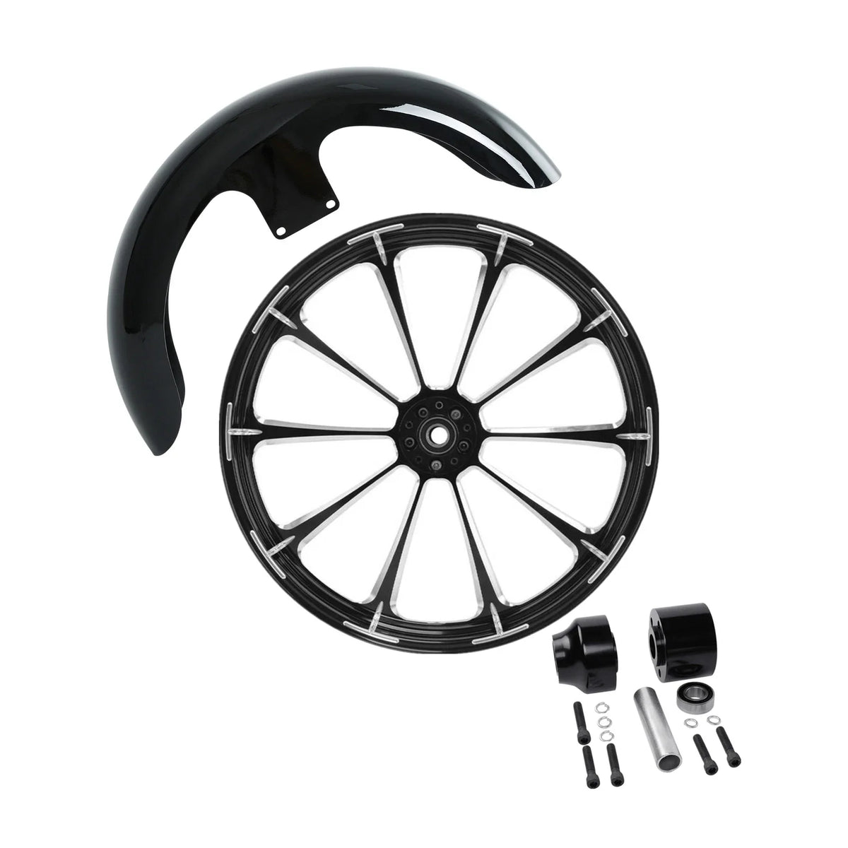 21" Front Wheel Rim with Single Hub for Harley Touring (2008-2013)