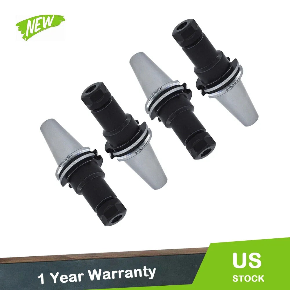 Set of 4 Collet Chucks for CAT40