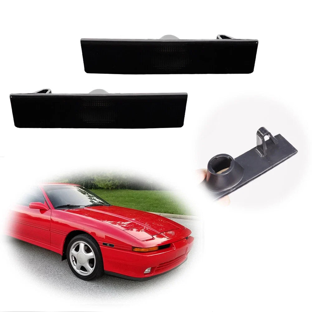 Smoked Lens Front Bumper Side Marker Light for Toyota Celica (1986–1989)