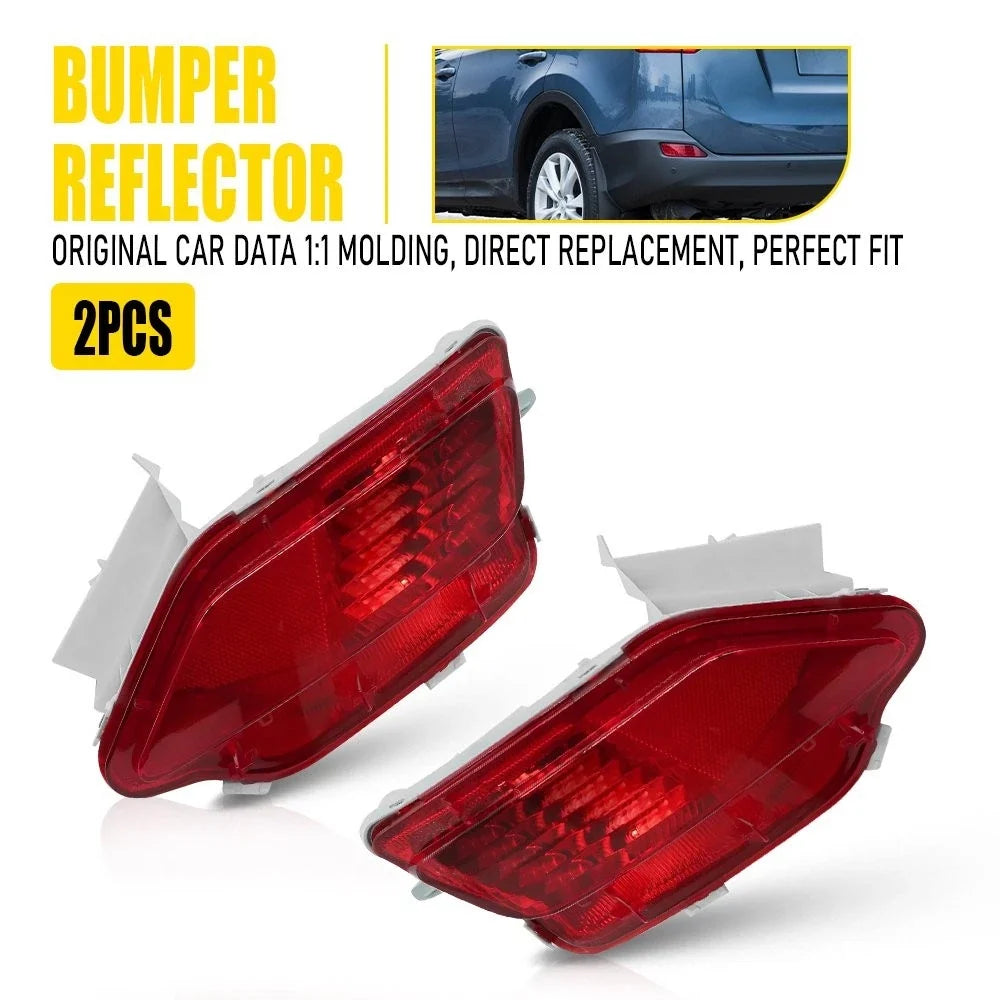 Rear Bumper Light Reflector Pair for RAV4 2013–2015