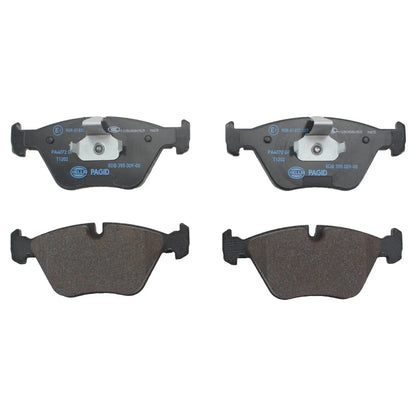 Set of 4 Hella Front Low-Metallic Brake Pads for BMW E46 E83 E85 E86