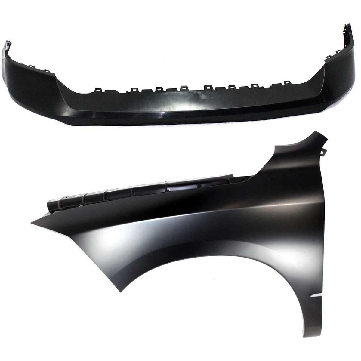 Textured Front Bumper Cover Kit for Ram 1500 (2013–2018) - 2 Pieces