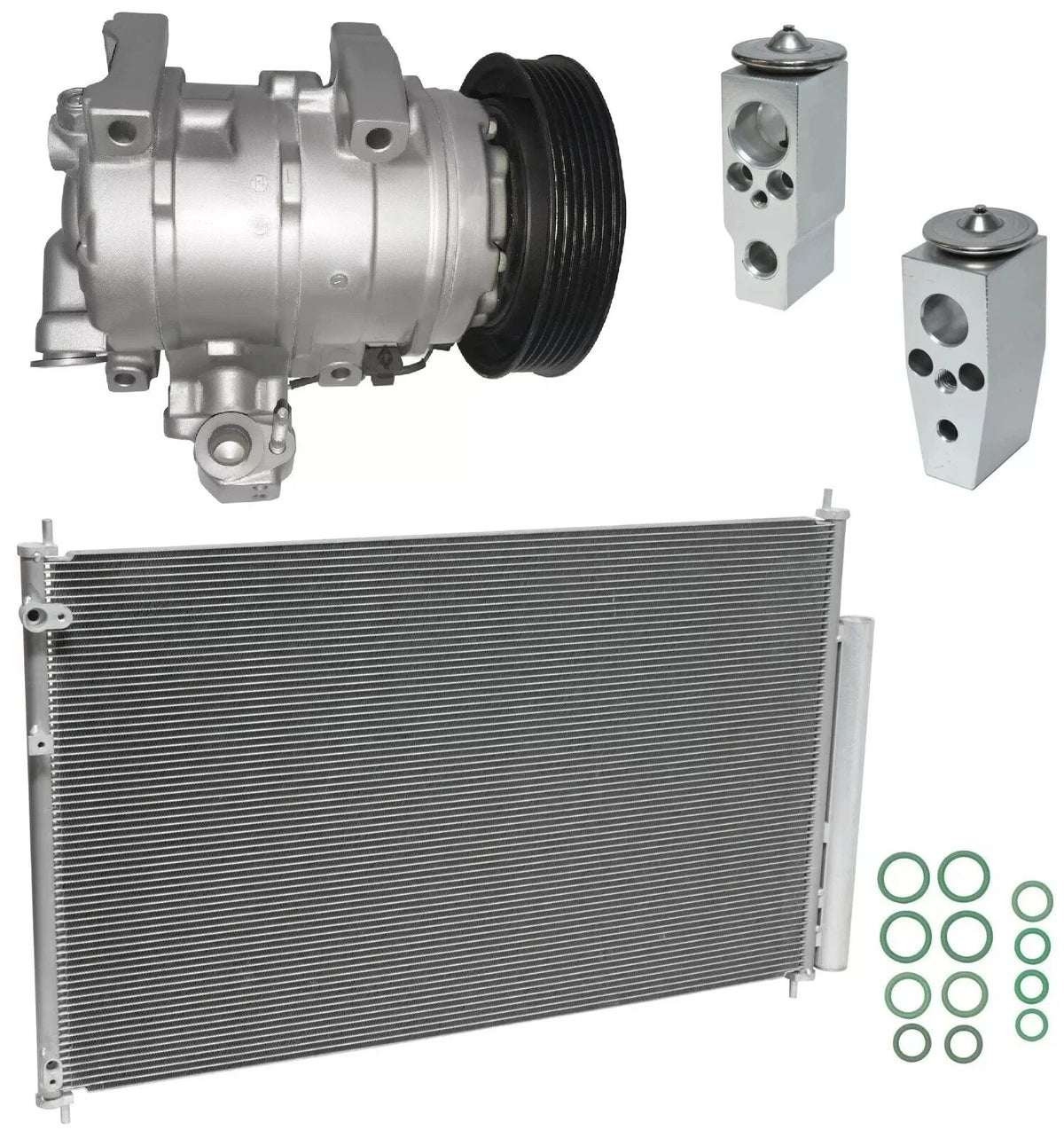 AC Compressor Kit with Condenser for Honda Odyssey 3.5L (2015–2017)