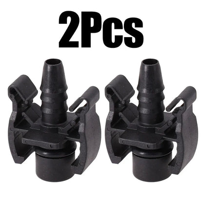 Car Expansion Tank ABS Water Hose Connector 2X for 2010-2020