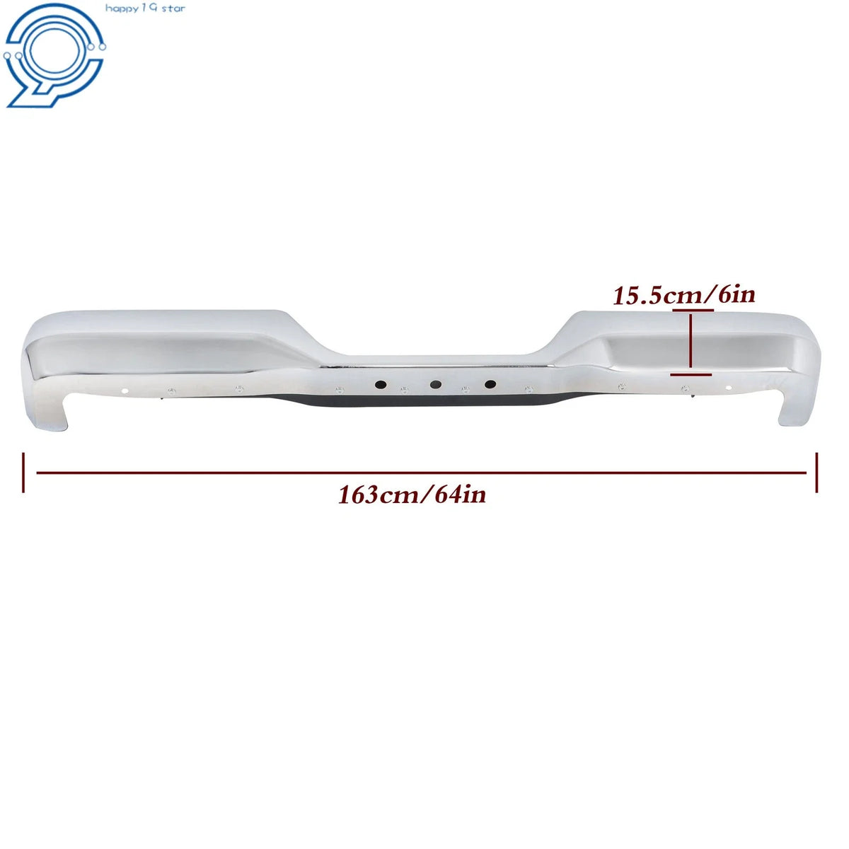 Rear Chrome Bumper Assembly for Toyota Pickup Truck (1989-1995)