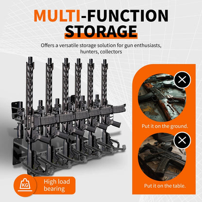Wall Mount Gun Rack for Carbine Shotgun (Universal)