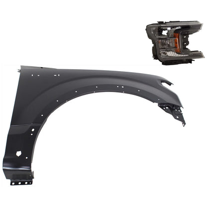 Headlight Passenger Right Side for Ford F-150 (2018–2020)