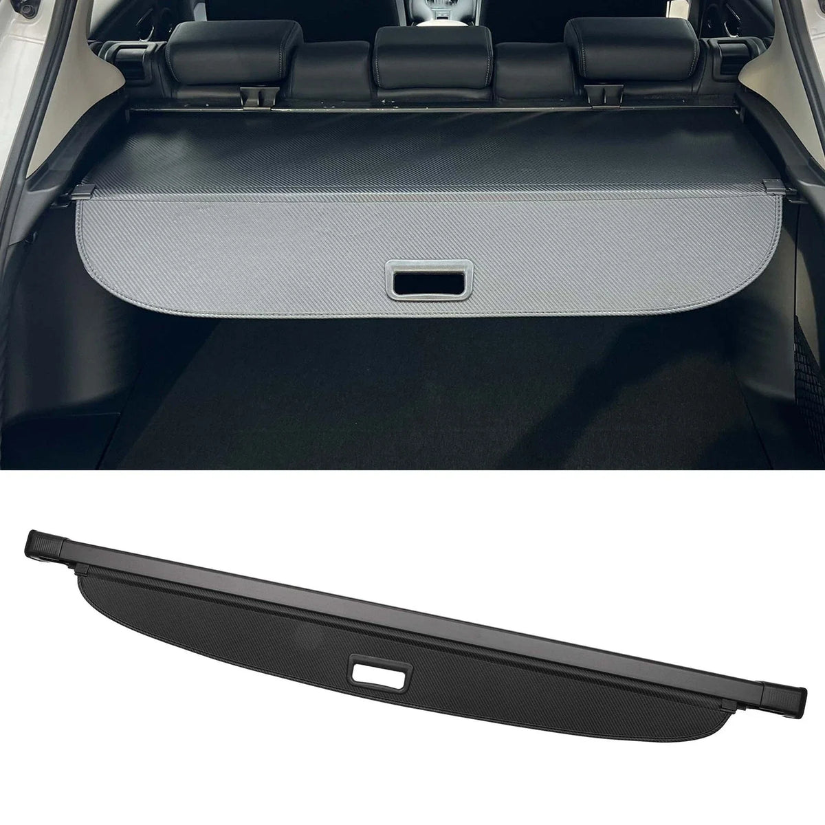 Retractable Cargo Cover for Kia Sorento (2016–2023) Carbon Fiber Black
