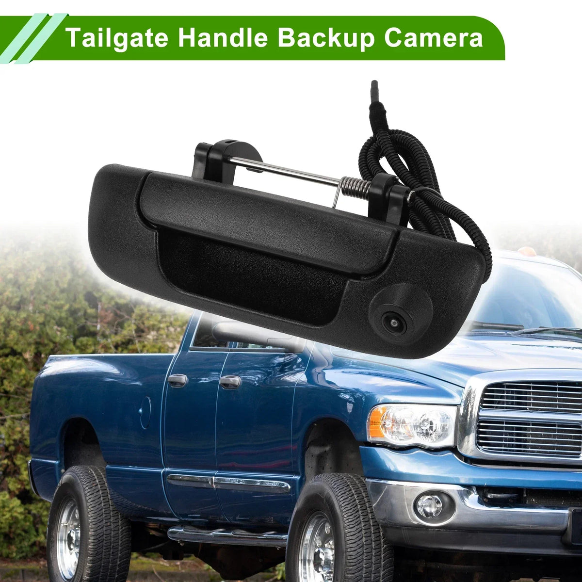 Tailgate Handle with Backup Camera for 2013-2018 Dodge Ram 1500