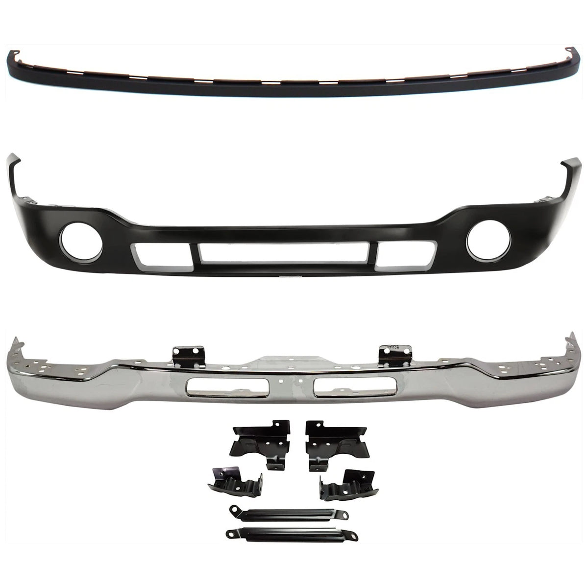 Front Bumper Face Bar for GMC Sierra 1500 2500 HD 3500 Classic (2007–2010)