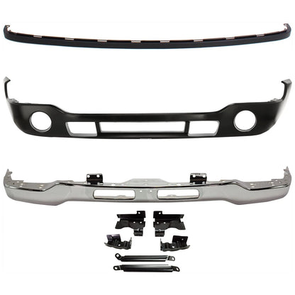Front Bumper Face Bar for GMC Sierra 1500 2500 HD 3500 Classic (2007–2010)