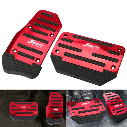 Automatic Gas Brake Foot Pedal Pad Cover - Red Non-Slip for N70